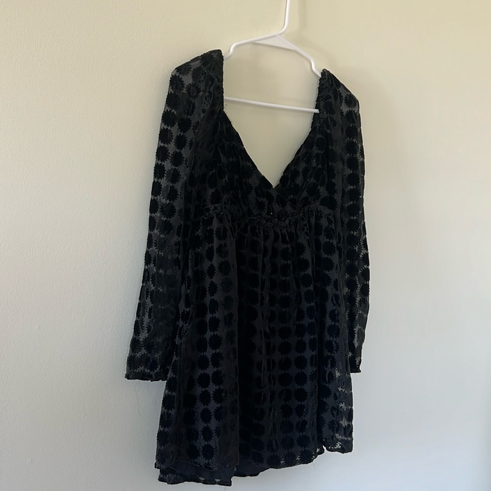 Buddy Love Black Velvet Dress